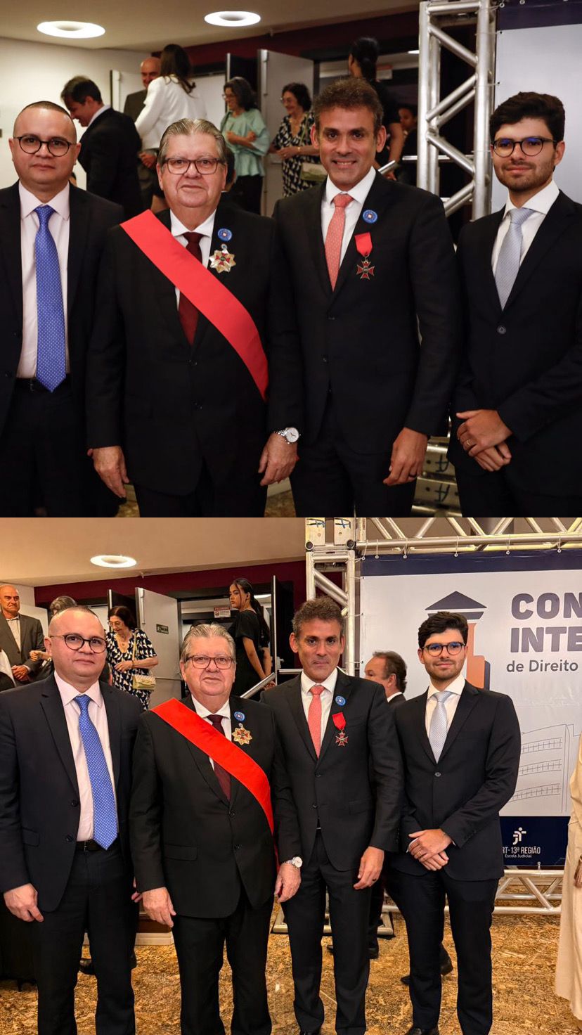 Procurador-Geral do Estado participa de solenidade de outorga da Comenda da Ordem do Mérito Judiciário do Trabalho Epitácio Pessoa