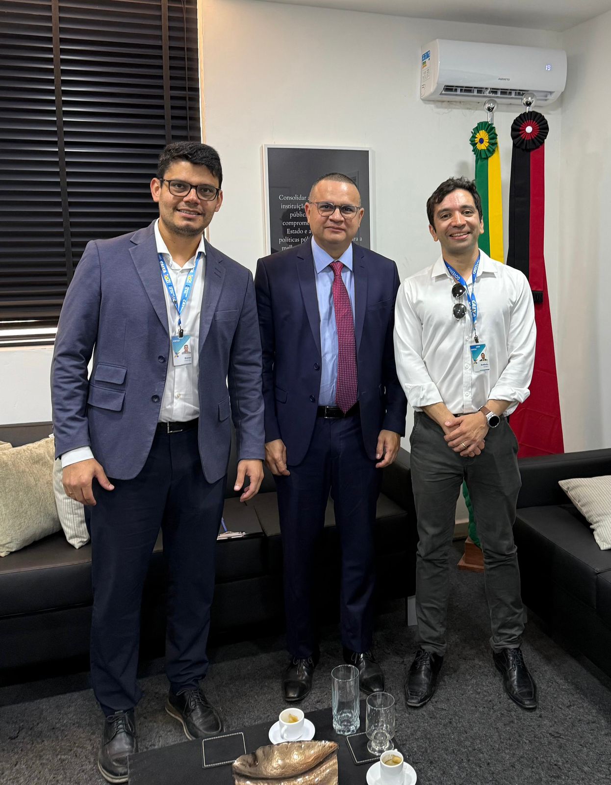 Procurador-Geral do Estado recebe visita de representantes da Caixa Econômica Federal