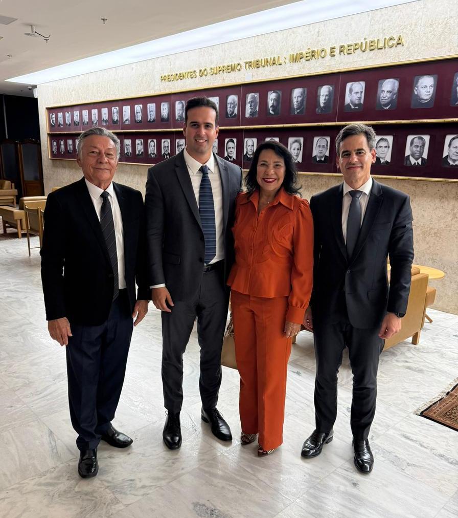 Governador e Procurador-Geral do Estado participam de reunião com a defensora pública-geral da Paraíba no STF