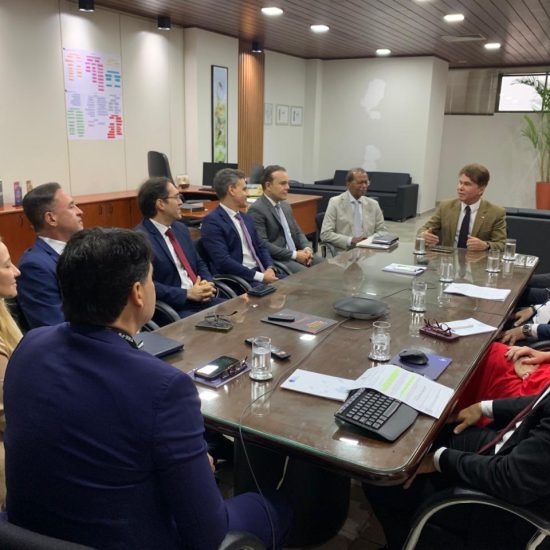 Procurador-Geral do Estado em reunião com integrantes da Corte Eleitoral