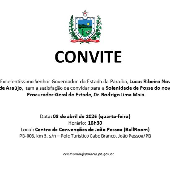 Conselho Superior da PGE-PB dá posse ao novo Procurador-Geral Rodrigo Lima Maia nesta quarta-feira